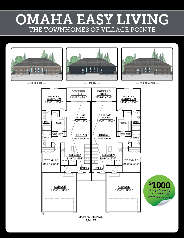 Village Point One Story Homes