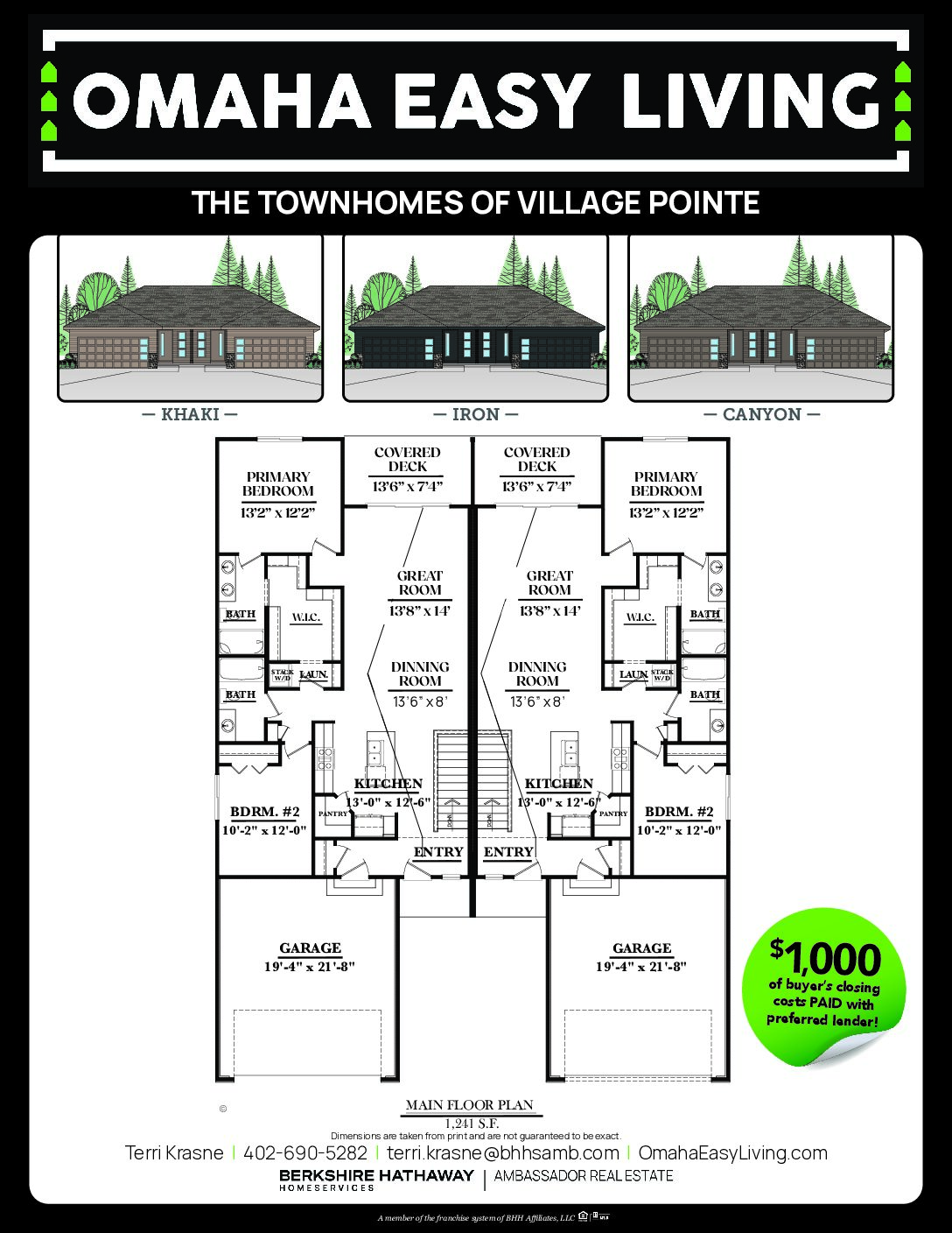 Ranch Flyer VP Village Point One Story Homes