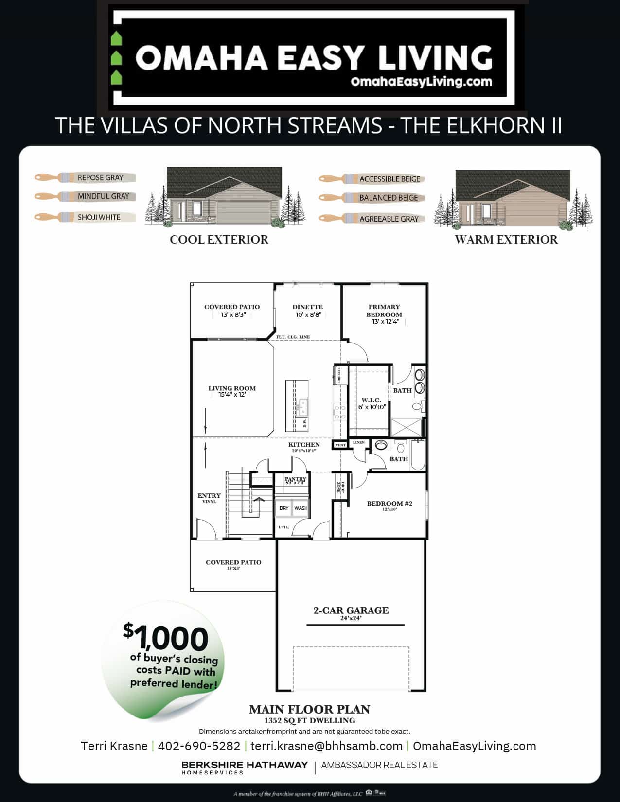 North Streams 1352 The Elkhorn II Floorplan