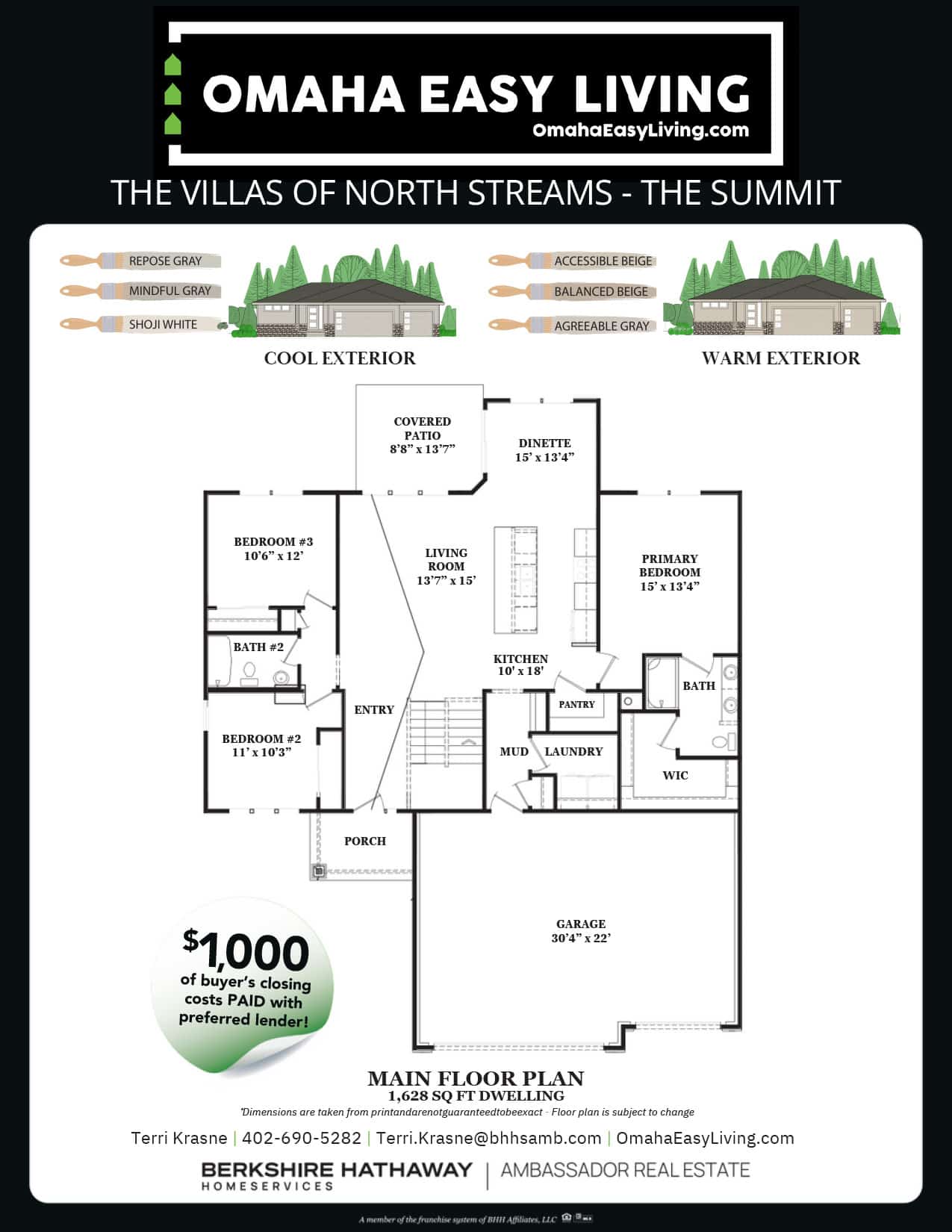 North Streams 1628 The Summit Floorplan