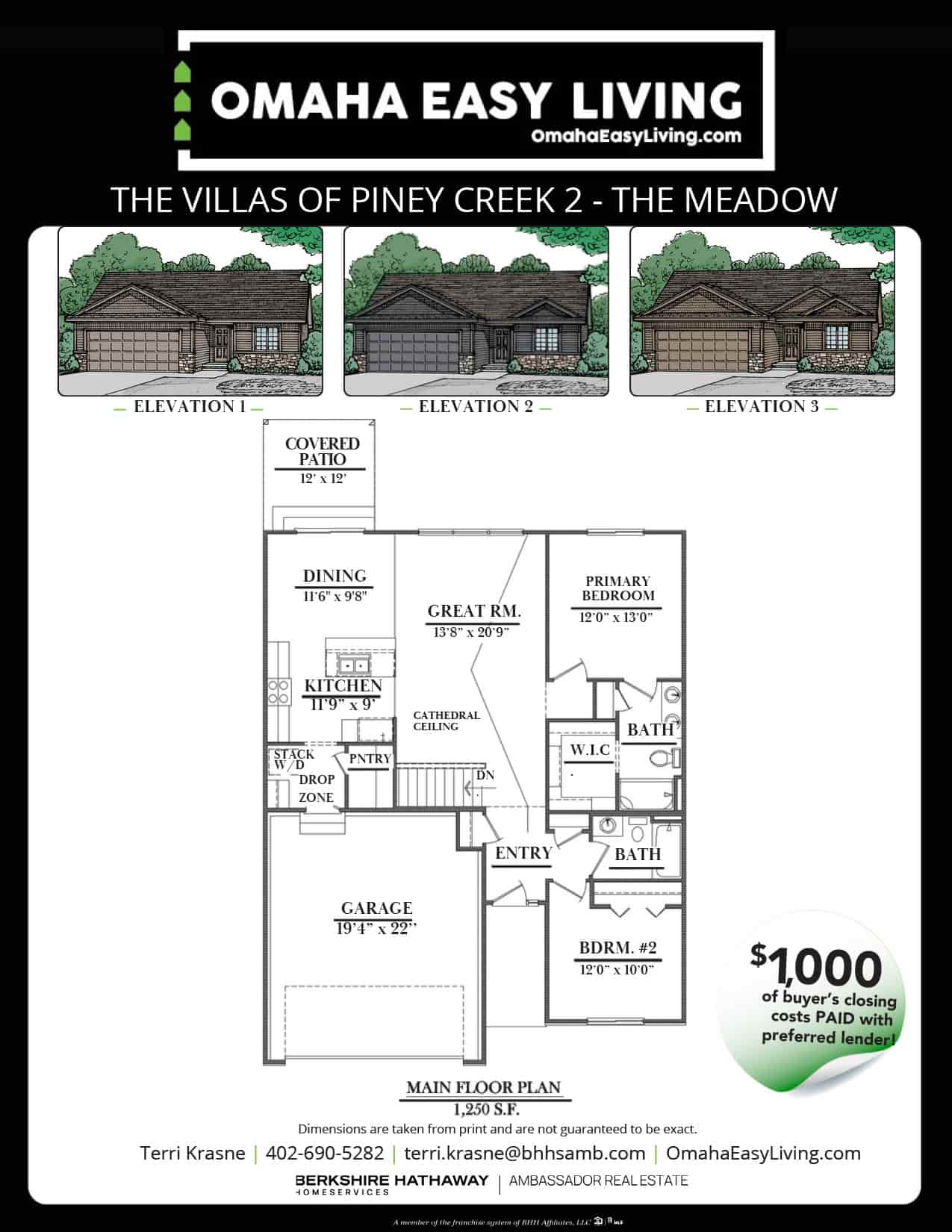Oct 2025 Piney 1250 The Meadow Floorplan