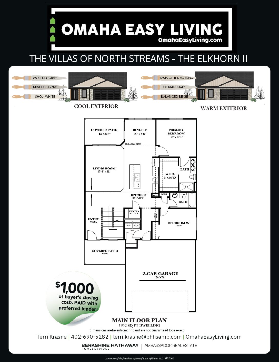 North Streams 1352 The Elkhorn II Floorplan